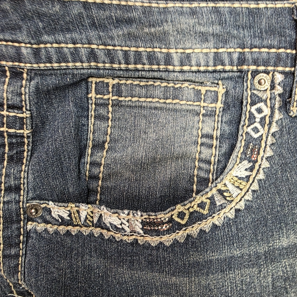 Faded Glory Blue Denim Jeans.  Size 26W.  NWT - Picture 2 of 6